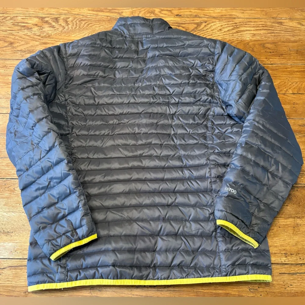Eddie Bauer Men's Gray Travex EB700 Down lightweight Puffer Gorp Core Jacket M - Picture 5 of 11